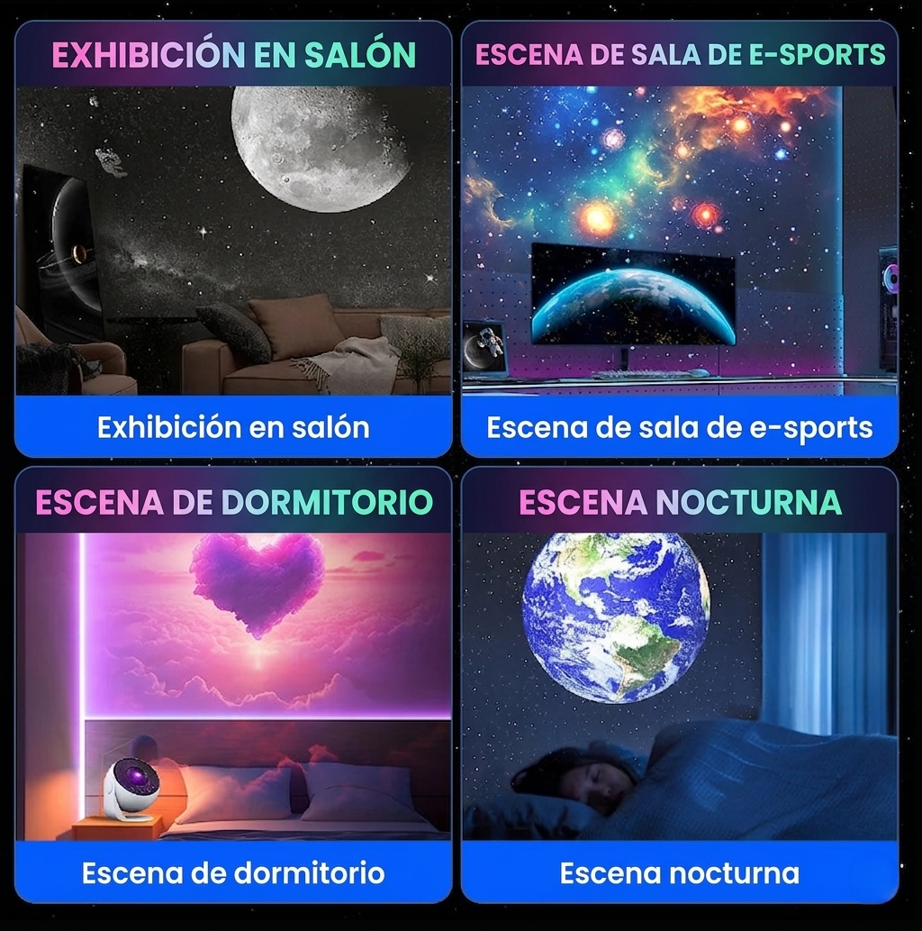 Galaxy Projector PRO: Tu Planetario HD en Casa