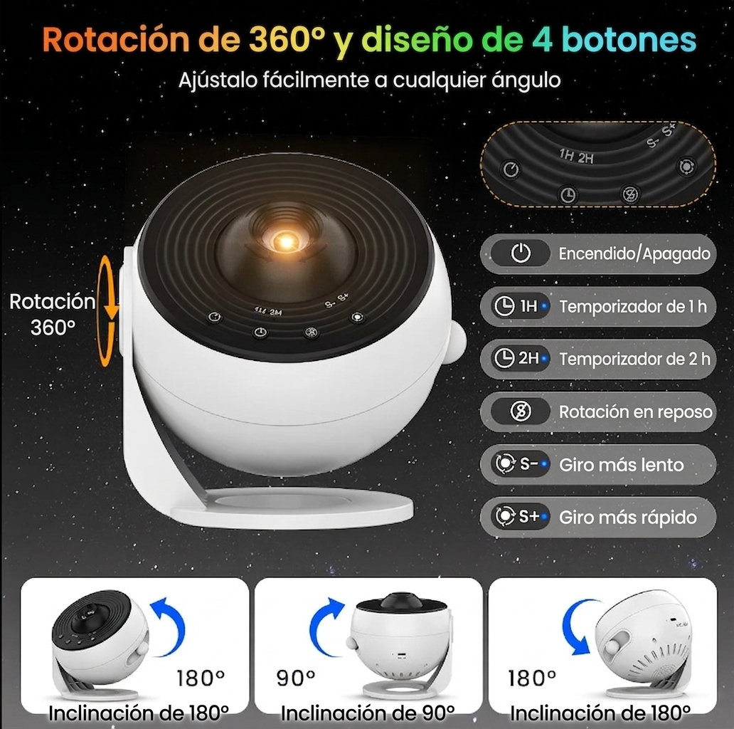 Galaxy Projector PRO: Tu Planetario HD en Casa