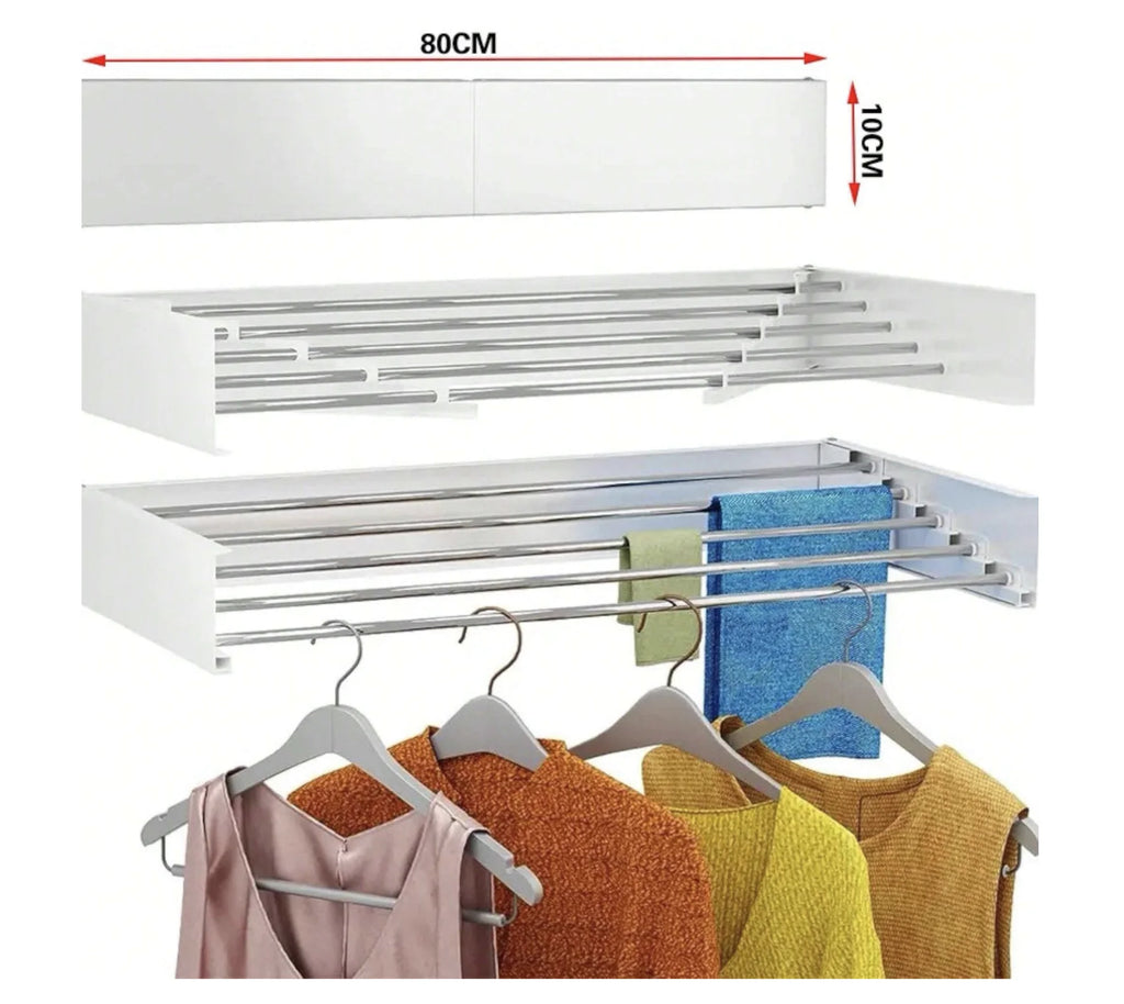 AirCompact™ - Tendedero Retráctil Invisible de Pared