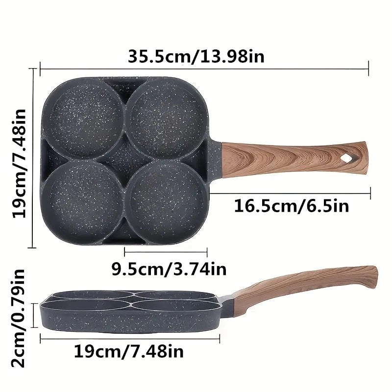 MultiCook™ 4-Slot - Sartén de Piedra Médica para Ahorro de Tiempo